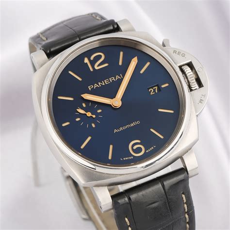 Panerai Luminor Due 42mm Blue Dial PAM 927 Titanium .